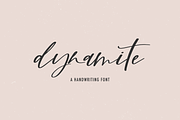 Dynamite Script Font, a Handwritten Font by Beck McCormick (Thumbnail 1 of 10)