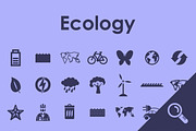 42 ECOLOGY simple icons, an Outline Icon by Palau (Thumbnail 1 of 4)