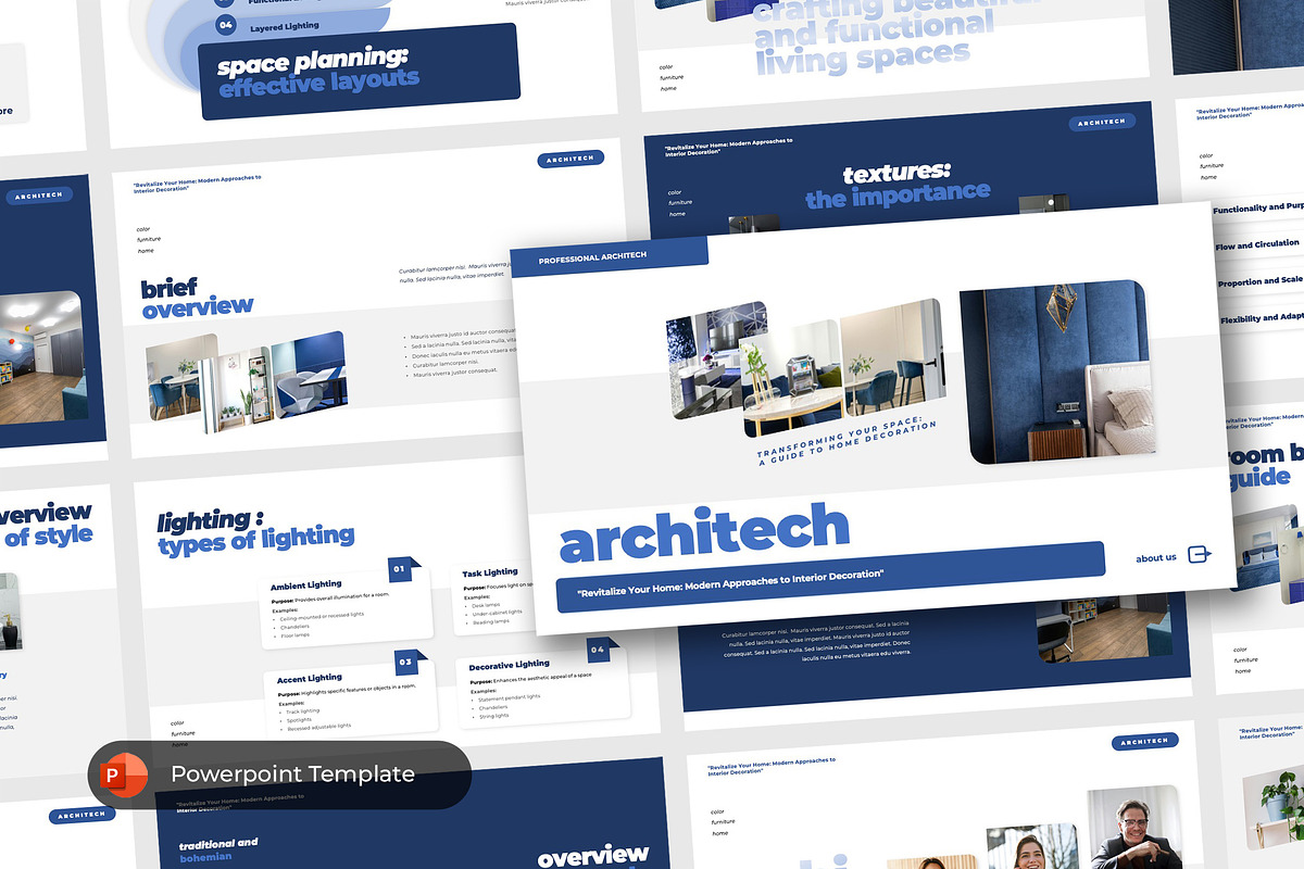 Architech Lookbook Powerpoint, a Presentation Template by TMint Creative (Photo 1 of 6)