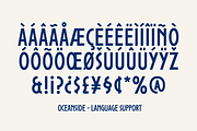 Oceanside Sans, a Sans Serif Font by Bebop Font Foundry (Thumbnail 8 of 8)
