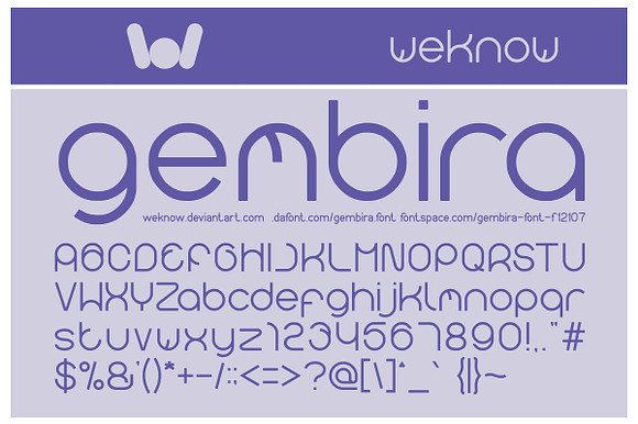 gembira font preview 7