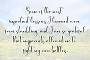 Homestay | Script Font, a Handwritten Font by Scratchones (Thumbnail 6 of 9)