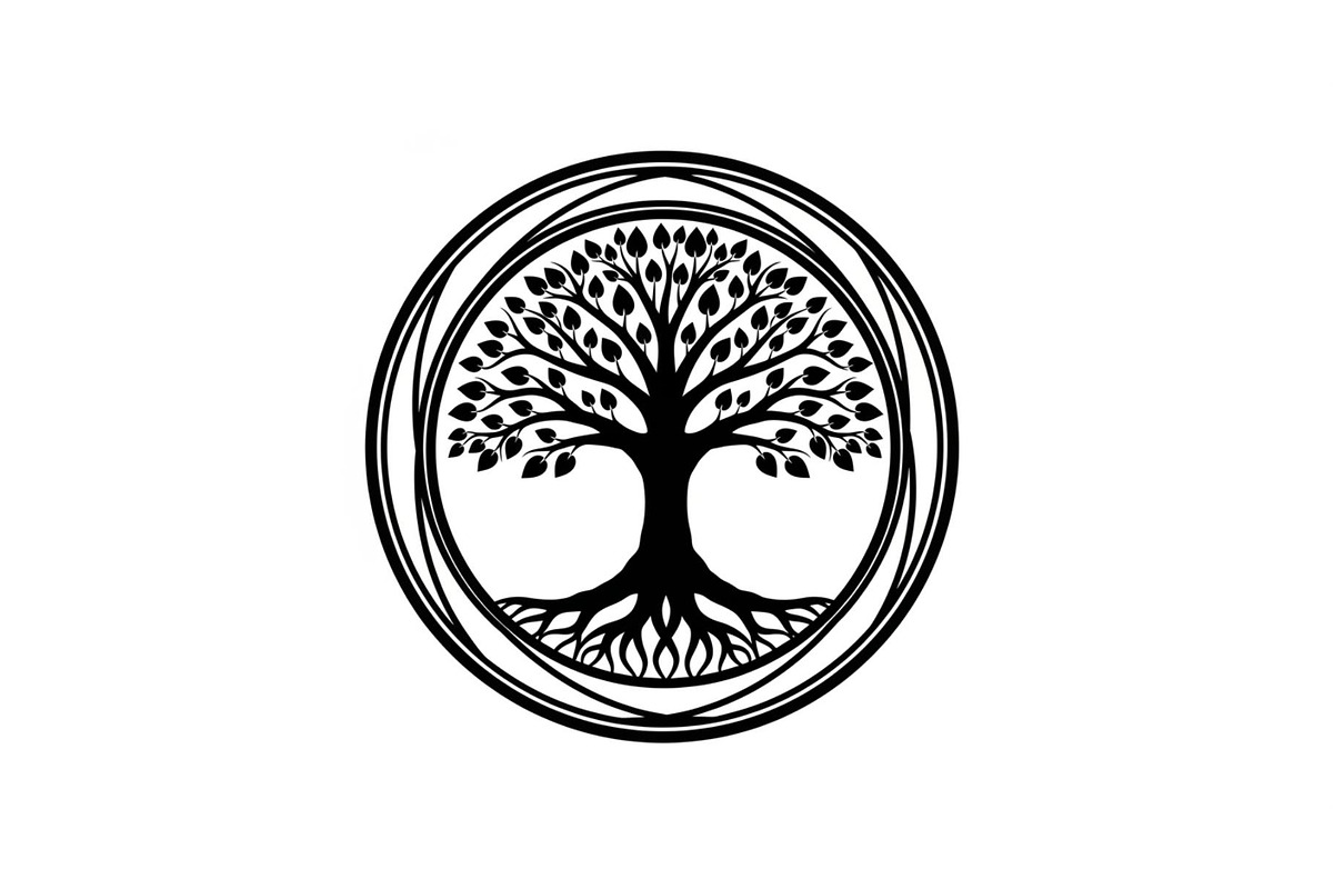 Tree of Life Circle Frame Bundle, an Illustration by Gaye Art (Photo 13 of 51)