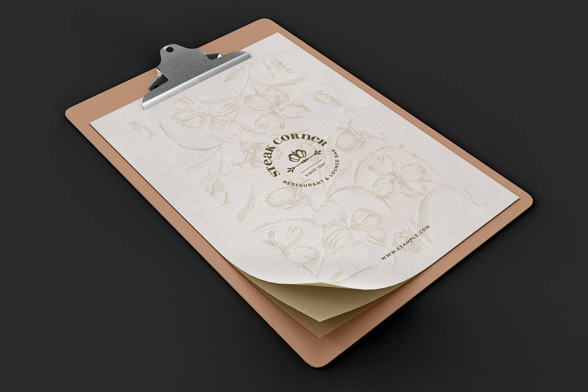 Elegant Food Menu Template, a Flyer Template by BrandPacks (Photo 2 of 5)