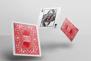 Poker Card Playing Mockups, a Print Template by Kongkow (Thumbnail 5 of 10)