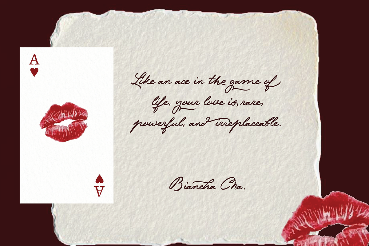 Cherie Rossé Handwritten Font, a Handwritten Font by Pinakiaa Studios (Photo 7 of 14)