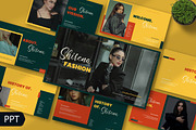 Sherina Fashion Powerpoint Template, a Presentation Template by nyilstudio (Thumbnail 1 of 7)