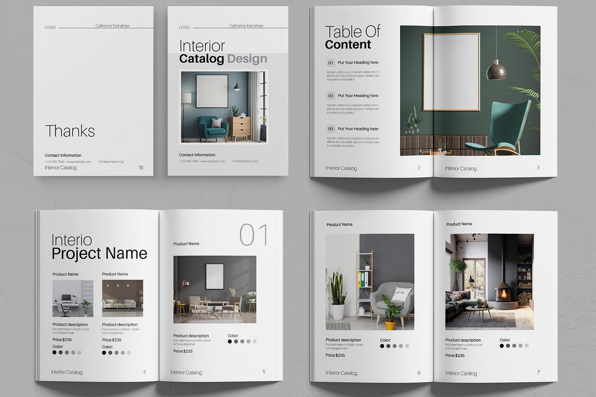 Product Catalogue design, a Brochure Template by MightyDesign (Photo 2 of 6)