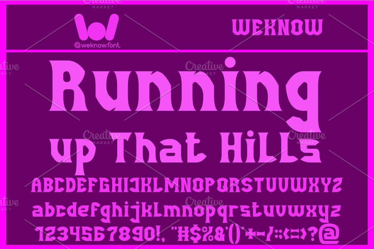 Strangest Things font, a Font by weknow (Photo 4 of 5)