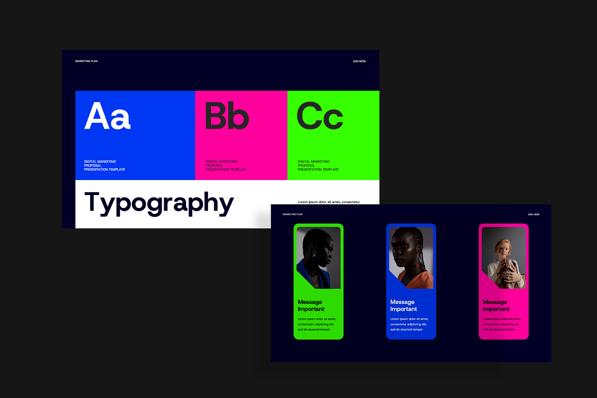 Vibrant - Marketing Plan Powerpoint, a Presentation Template by Dirtytemp Studio (Photo 7 of 10)