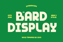 CS Bard – Bold Display Font