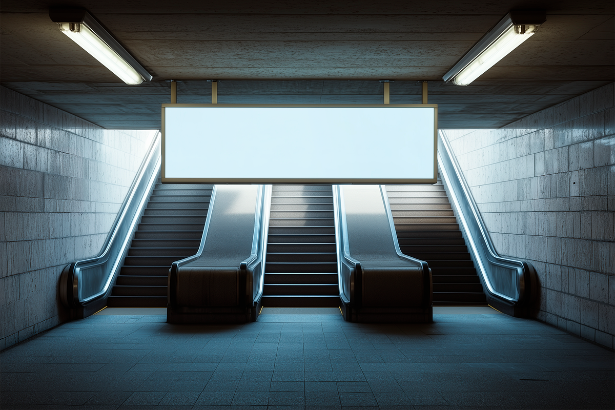 Subway Billboard Advertising Mockup, an Advertising Mockup by The Rose Project (Photo 4 of 4)
