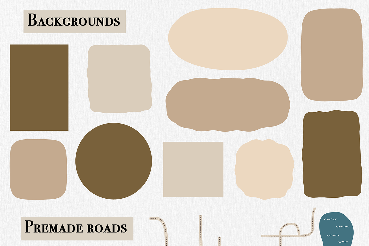 MAP CREATOR - City & Village, an Object Illustration by ApetekMarket (Photo 6 of 13)