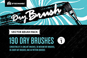 Dry Brush Vector Brush Pack, a Graphic by StockMamba (Thumbnail 1 of 8)