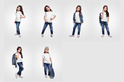 Kids Girl T-Shirt PSD Mockups Vol1.2, a Shirt Mockup by Hi, Mock-Up! (Thumbnail 12 of 12)