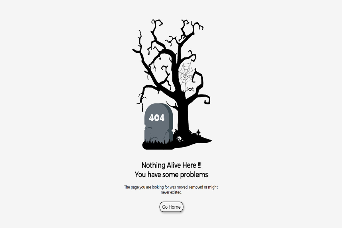 404 Rip, a HTML Template by XYZ Space