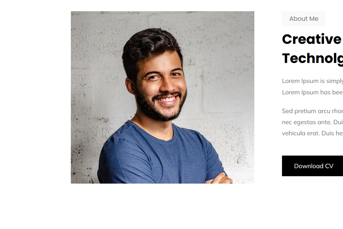 Tian - Minimal Portfolio WP Theme, a WordPress Template by Themesvila (Photo 2 of 4)