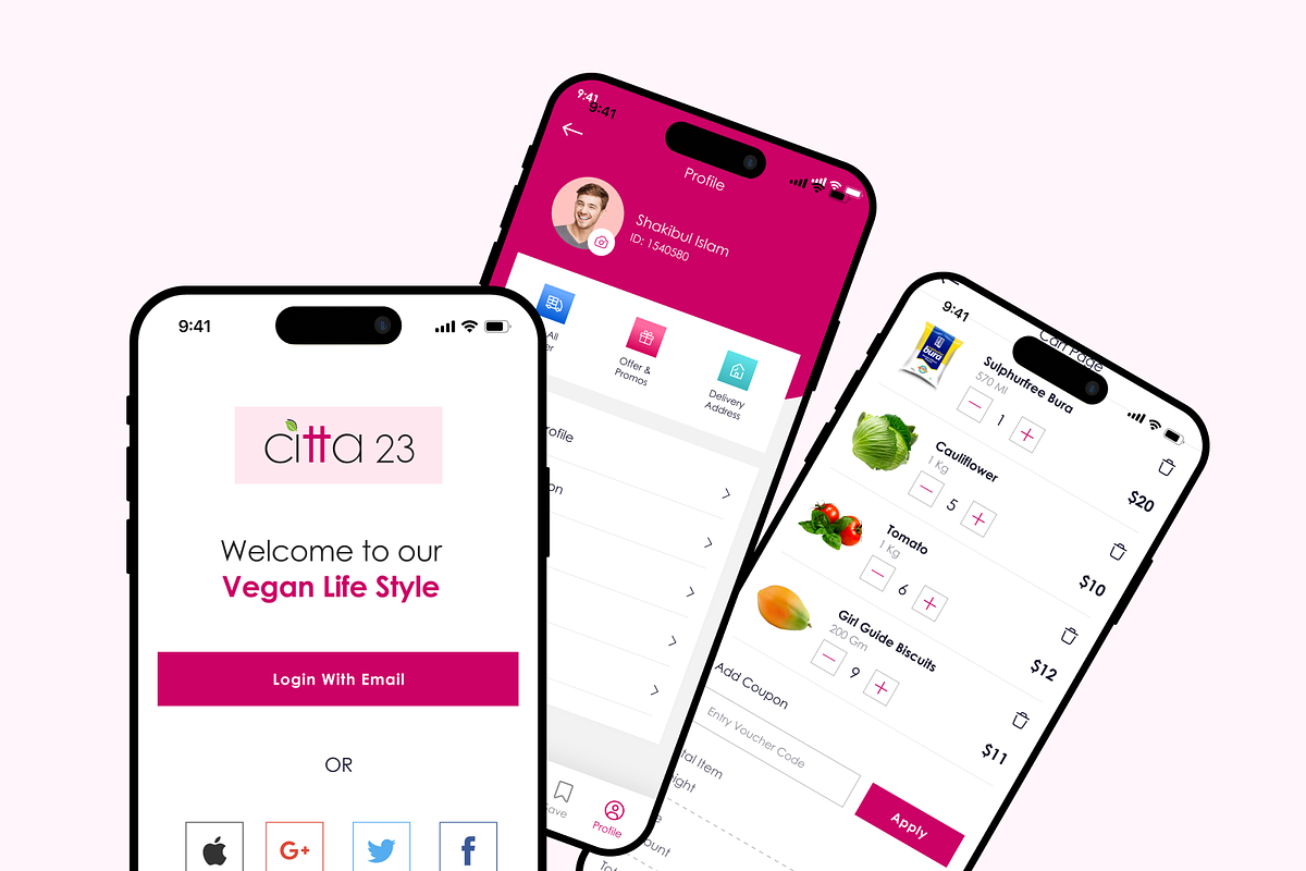 Grocery and T-Shirt eCommerce App, a Design Template by RayeesKhan (Photo 4 of 4)