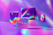 Holographic Glass. Abstract Texture, a Texture Graphic by Julie&Taily (Thumbnail 18 of 27)
