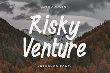 Risky Venture - Brushed Font