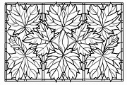 Decorative Botanical Leaf Panel, an Illustration by Designs_River (Thumbnail 8 of 10)
