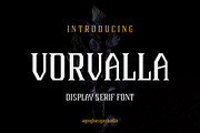 Vorvalla - Gothic Decorative Serif, a Serif Font by agnyhasyastudio (Thumbnail 1 of 10)