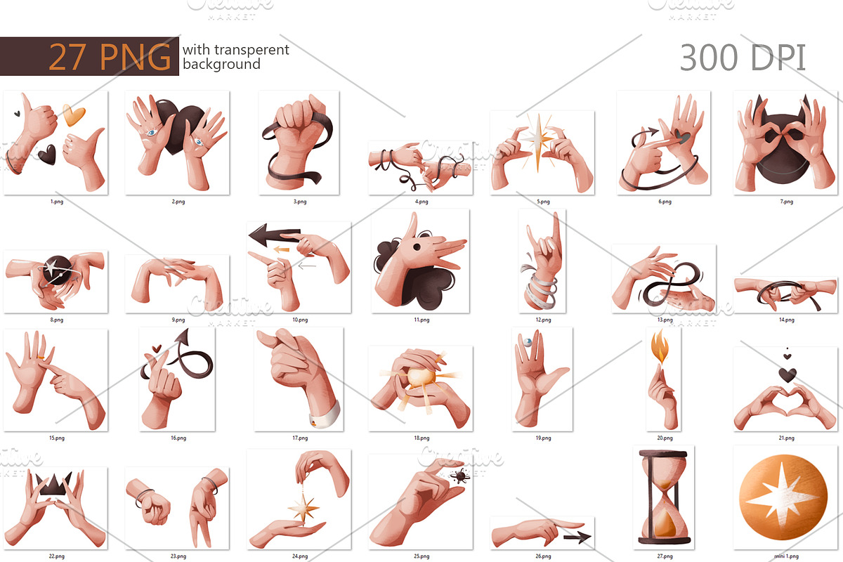 HANDS. Mystical collection, an Illustration by Izobova (Photo 2 of 2)