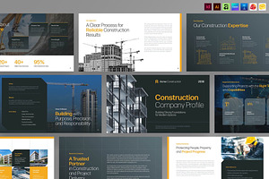 Construction Presentation Template, a Presentation Template by BrandPacks