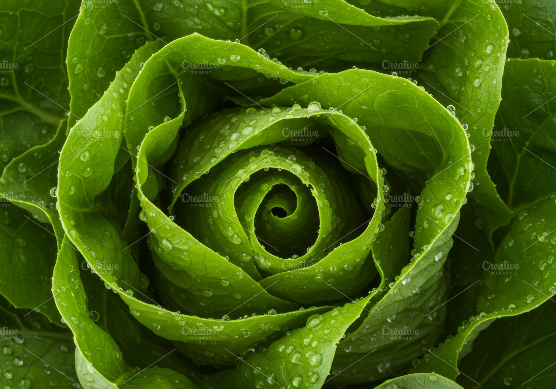 Fresh green lettuce, a Food & Drink Photo by professorinc