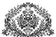 50 Elegant Floral Ornate Silhouette, a Decorative Illustration by Amazin_art (Thumbnail 14 of 30)