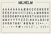 Wilhelm Font, a Sans Serif Font by Bart Wesolek (Thumbnail 2 of 5)