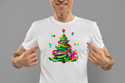 Colorful Coquette Christmas Tree PNG, an Illustration by Daily.Designs (Thumbnail 2 of 5)