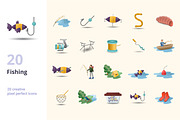 Fishing 3D Icons Set Bundle, an Object Graphic by Aimagenarium@gmail.com (Thumbnail 1 of 21)