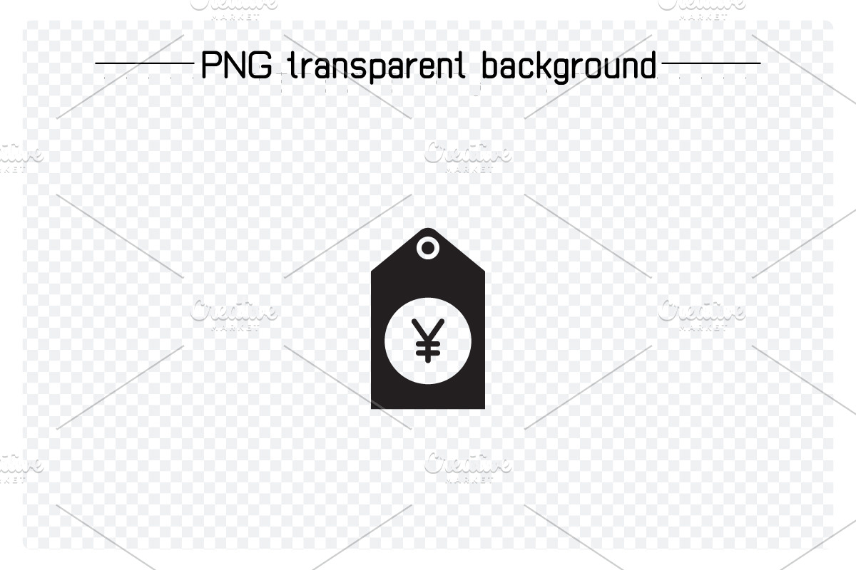Yuan Banknote, Coin & Price Tag Icon, a Finance Illustration by Designfour (Photo 6 of 7)