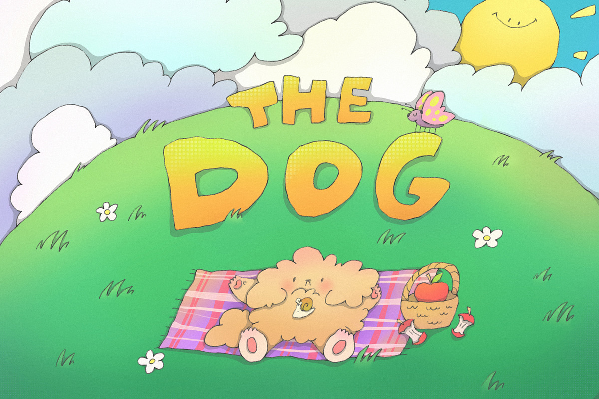 The Dog, an Animal Illustration by Anastasiya Klempach (Photo 1 of 11)