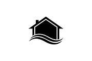 50 Flooded Home Silhouette Bundle, an Illustration by Designs_River (Thumbnail 8 of 51)