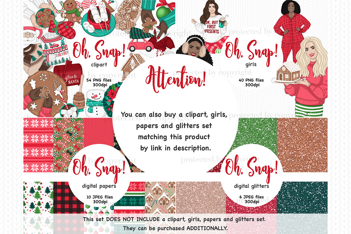 Oh Snap Scenes, a Seasonal Illustration by GlamArtZhanna (Photo 3 of 3)