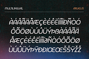 Arveus – Modern Oblique Font, a Sans Serif Font by Drizy (Thumbnail 4 of 9)