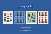 Ingrid Christmas Collection, a Seasonal Illustration by Emilie Cliche (Thumbnail 4 of 6)