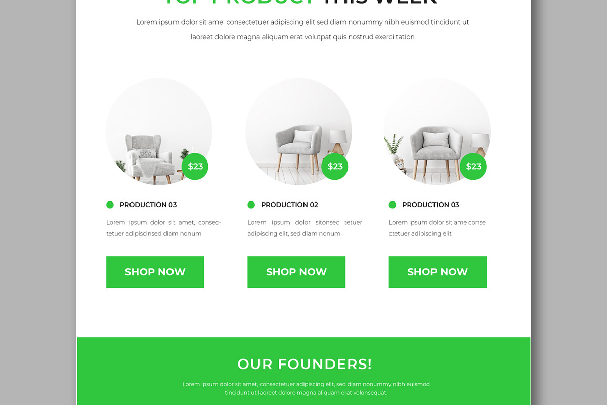 Business Promotion Email Newsletter, a Stationery Template by MightyDesign (Photo 3 of 8)