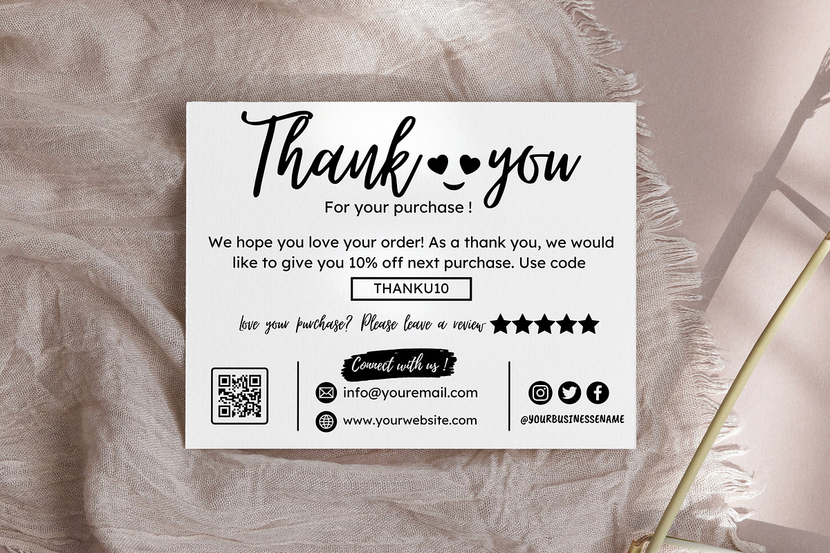 Thank You Card Template Bundle Canva, a Templates & Theme by Mrxking (Photo 19 of 23)