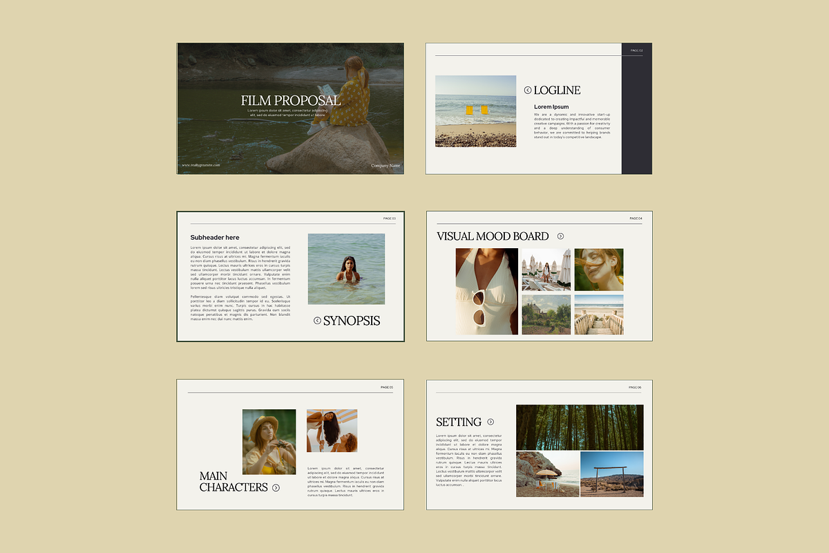 Noir | Film TV Show Presentation, a Presentation Template by Artfullyours (Photo 3 of 7)