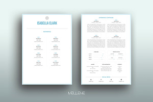 Resume / CV Template - Isabella