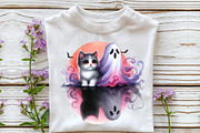 Halloween Cat And Smoky Ghost Clipar, an Icon by DreamCafeArt (Thumbnail 4 of 7)