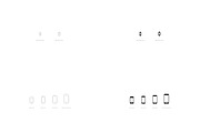 Apple Device Wireframe Mockups, an iPhone Mockup by blooon (Thumbnail 3 of 8)