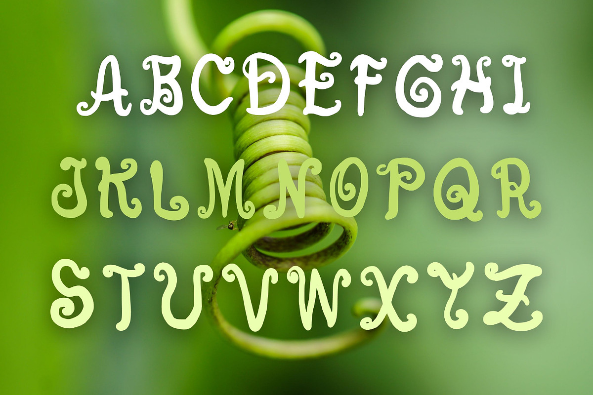 The Vine font, SVG font, a Font by Tattoo Worker Studio (Photo 3 of 4)