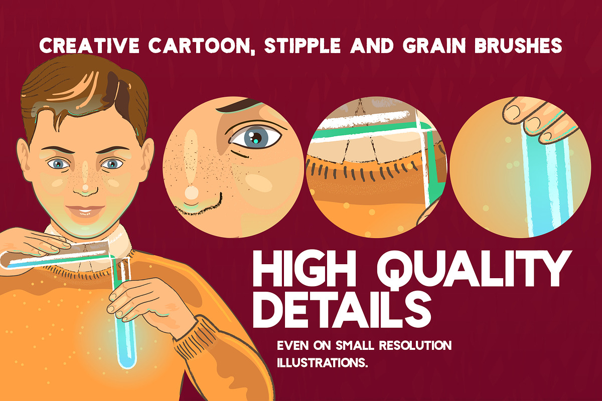 CHEMIST Illustrator Brushes, a Brush Add-On by Leonard Posavec (Photo 2 of 9)