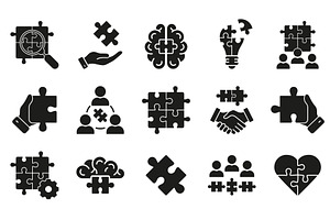 Team Connection, Communication Icons, an Object Illustration by Gentle Studio
