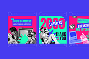 Instagram Posts Template for Podcast, a Social Media Template by JoanaCelina (Thumbnail 5 of 7)