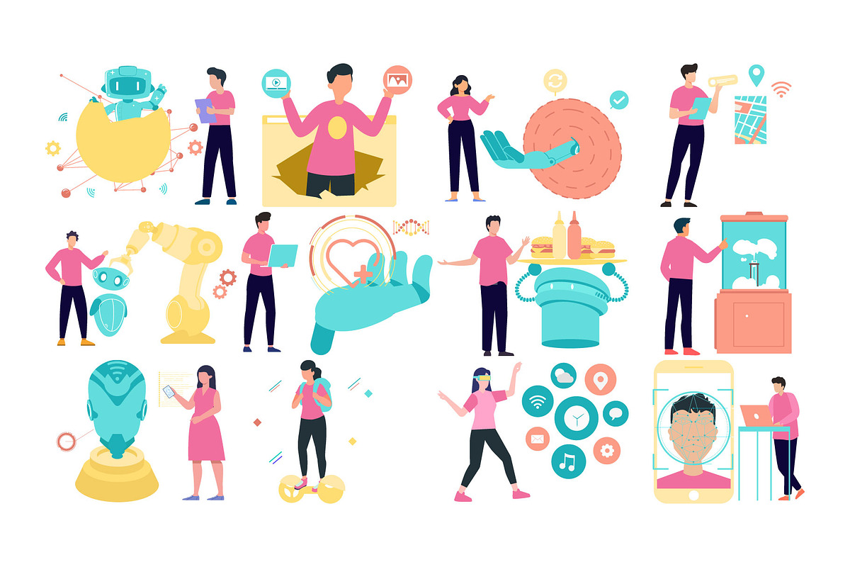 Modern Technology  Illustrations, an Illustration by Vector Portal (Photo 5 of 6)